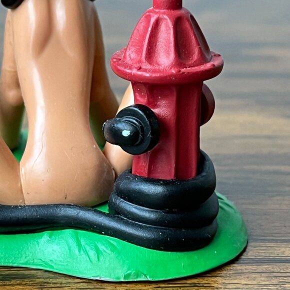 Disney Pluto Fireman Firefighter PVC Figure Cake Topper Hydrant Water Hose - Picture 10 of 14